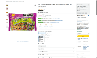 Caramelos De La Rosa 100uds por $54 | Oferta Amazon