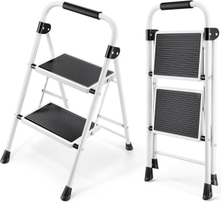 KINGRACK Escalera de 2 escalones por 19,99€ en Amazon