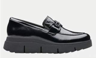 Mocasines de piel de charol de cuña Loriini Izzy Clarks para Mujer por 24.9€