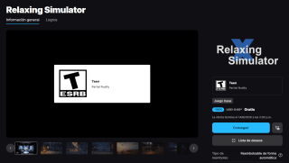 Relaxing Simulator Gratis | Epic Games