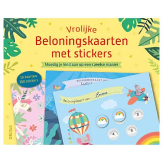 Vrolijke Beloningskaarten met Stickers voor €3,50 bij Lobbes
