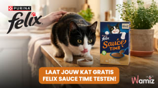 Gratis Purina Felix Sauce Time Producttest
