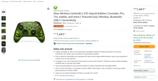 Xbox Wireless Controller X25 Special Edition por $1,917 en Amazon