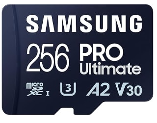 Carte MicroSDXC Samsung PRO Ultimate MB-MY256SA/WW, 256 Go à 28,01€