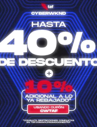 Cupón TAF: 10% de descuento extra | Ofertas de 40%