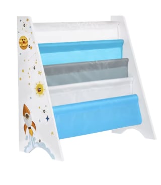 SONGMICS Librería Infantil Estantería Libros 625 x 28 x 60 cm Blanco por 15.90€