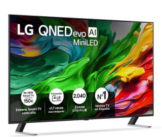 TV LG QNED evo 65" por 679€.