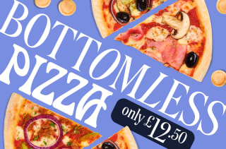 Unlimited Pizza for 90 Minutes - Choose From 5 Varieties Plus Dough Balls - Monday to
