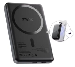 Statik 10.000 mAh MagSafe Powerbank voor €29,95 bij Ibood