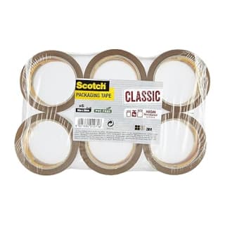 6 rollen 3M Scotch 371 Verpakkingstape (50mm x 66m) voor slechts €6,24 bij Amazon