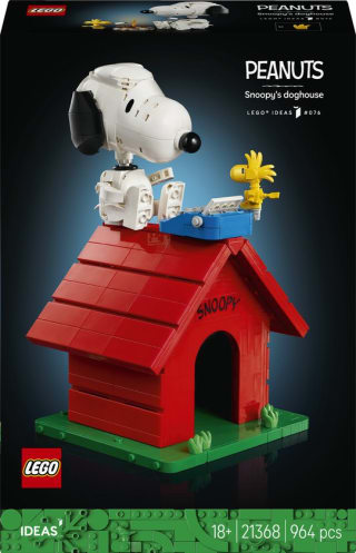 LEGO Ideas - Peanuts: Snoopy's Doghouse voor €64,99 bij smythstoys