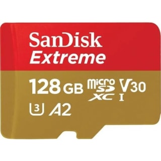 Carte Micro SD avec adaptateur SANDISK - 128Gb à 27,20€