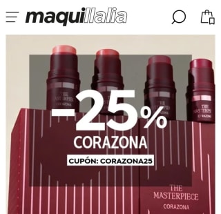 -25% de Dto en Corazona desde Maquillalia.