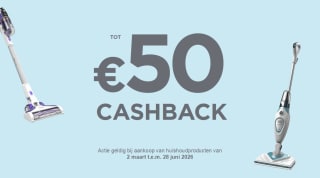 Tot €50 cashback bij aankoop van deelnemende Black & Decker huishoudproducten