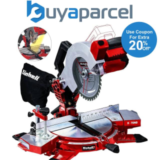 Einhell Cordless 18V Mitre Saw + LED Bare for £79.55 using code
