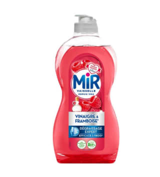Liquide vaisselle au vinaigre et framboise à 2,40€