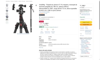 Trípode SmallRig CT-10 por $1,185 | Oferta Amazon