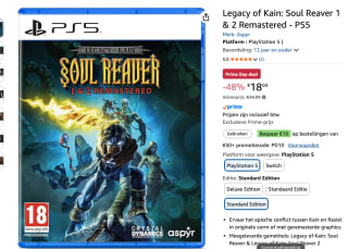 Legacy of Kain: Soul Reaver 1 & 2 Remastered voor €18,04 bij Amazon