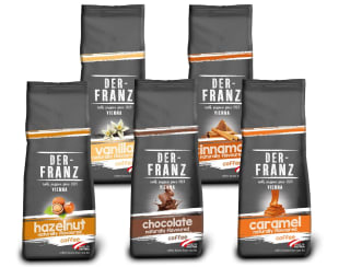 Der-Franz Café Pack, granos enteros, aromatizado, 5 x 500 g por 26.96€