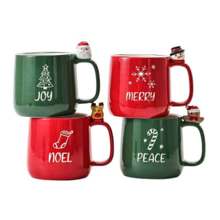 Tazas Navideñas Member's Mark 4pzs por $255 | Sam's Club
