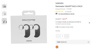 Samsung SmartTag2 4 Pack por $974 | Oferta Liverpool