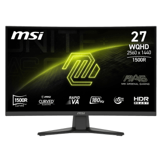 Monitor MSI MAG 275CQF E18 27" WQHD 180Hz Curvo Rapid VA HDR por 125.10€