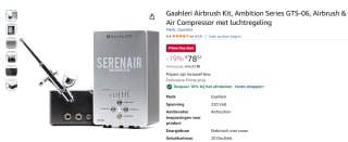 Gaahleri Airbrush Kit Ambition Series GTS-06 voor €78,32 bij Amazon.nl