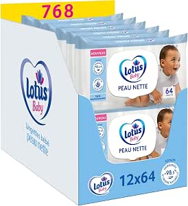 Lotus Baby Toallitas para bebé, 768 toallitas por 15.80€