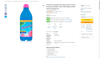 Ensueño Suavizante 850Ml por $15 | Oferta Amazon
