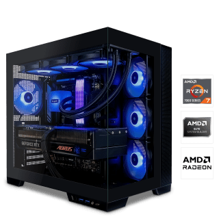 PC de Bureau AMD Ryzen 7 7800X3D RX 9070 XT 16 Go RAM 32 Go à 1662,86€