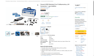 Dremel 4300 Mototool por $3,087 | Amazon