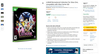 Colección Lunar Remasterizada Xbox por $837 | Oferta Amazon