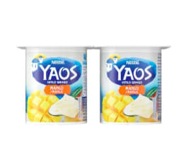 Yogur Griego Nestlé Yaos Mango Sin Gluten 4 x 115 g por 1,13€ (3x2 y 30% cupón)