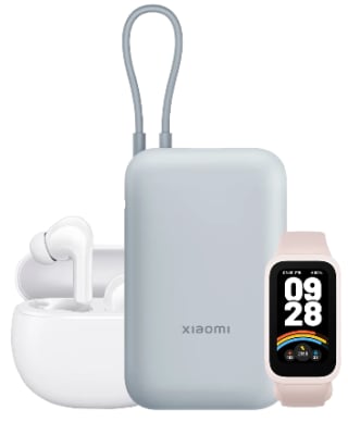 Combo Smart Band 9 Active + Redmi Buds 4 Active y Power Bank por $759