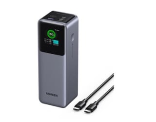 Batterie urgence UGREEN 25000 mAh Gris anodisé à 91,59€