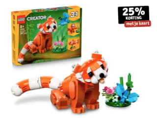 LEGO Creator 3-In-1 31394 Schattige Dieren: Rode Panda voor €20,99 bij Kruidvat