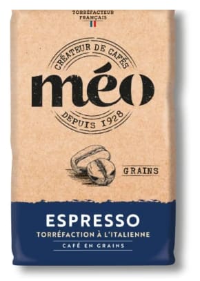 Café en Grains Espresso Torréfaction à l'italienne Corsé MEO à 16,65€