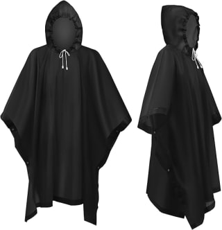Flintronic Waterproof Poncho 2 Pack Reusable Rain Cover Deal