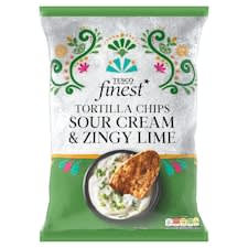 Tesco Finest Tortilla Chips 150g Clubcard Price £1 Multi Flavour Deal