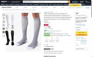 Calcetines VIOPY Compresión 20-30 mmHg por $100 | Oferta Amazon