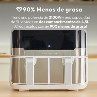 MasterPro Rocket Duo 900 freidora de aire 9 L, 2400W por 50.82€ en Miravia