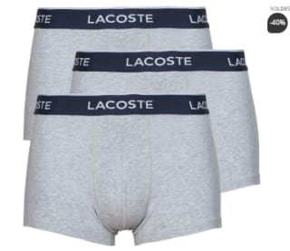 Lot de 3 Boxers Lacoste à 27€