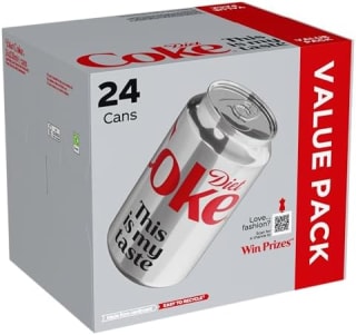 Diet Coke 24 x 330 ml cans for £6.23 at Amazon