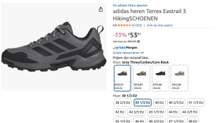 Terrex Eastrail 3 Schoenen voor €53,91 bij Amazon