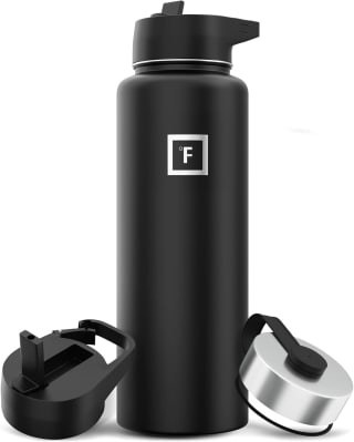 IRON °FLASK Insulated Water Bottle 1200 ml (3 lids) for £11.99 at Amazon