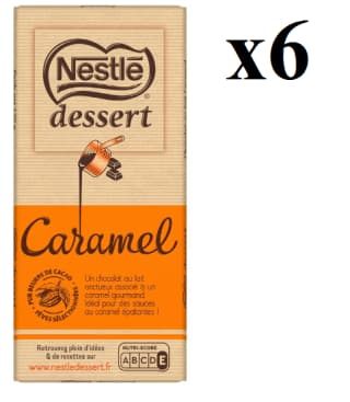 6 x Nestlé Dessert Chocolate con leche y caramelo 170 g por 9€