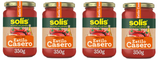 4 Botes de 350g de Tomate frito estilo casero Solís por 4.41€