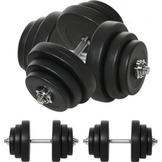 Homevive juego de mancuernas de 30/25/20 kg por 45,91€ en ManoMano