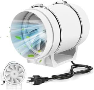 Ventilador de Conducto Extractor de Aire Industrial 8" por $600 en Amazon