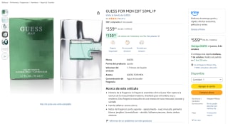 GUESS FOR MEN EDT 50 ml por $559 en Amazon